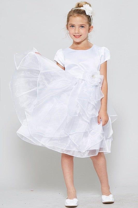 White dress for girl