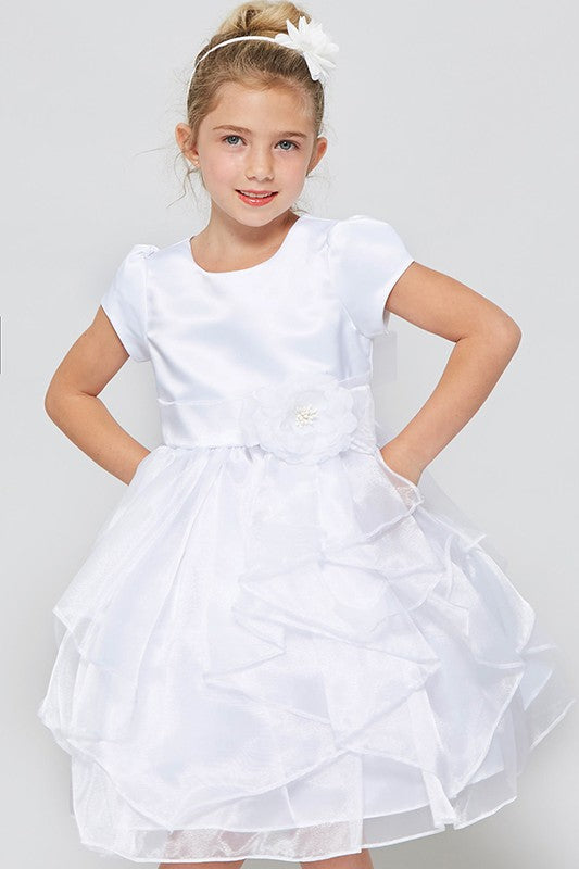 White dress for girl