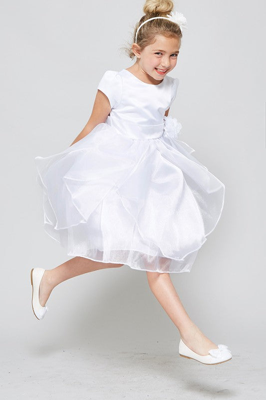 White dress for girl