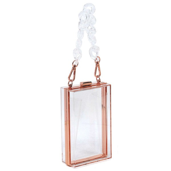 Acrylic Chain Crossbody Clutch (more colors)