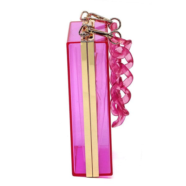 Acrylic Chain Crossbody Clutch (more colors)