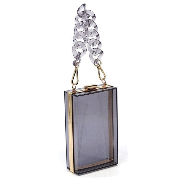 Acrylic Chain Crossbody Clutch (more colors)