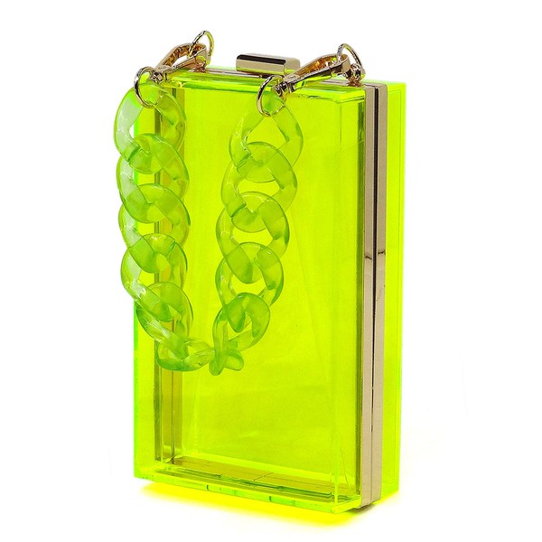 Acrylic Chain Crossbody Clutch (more colors)