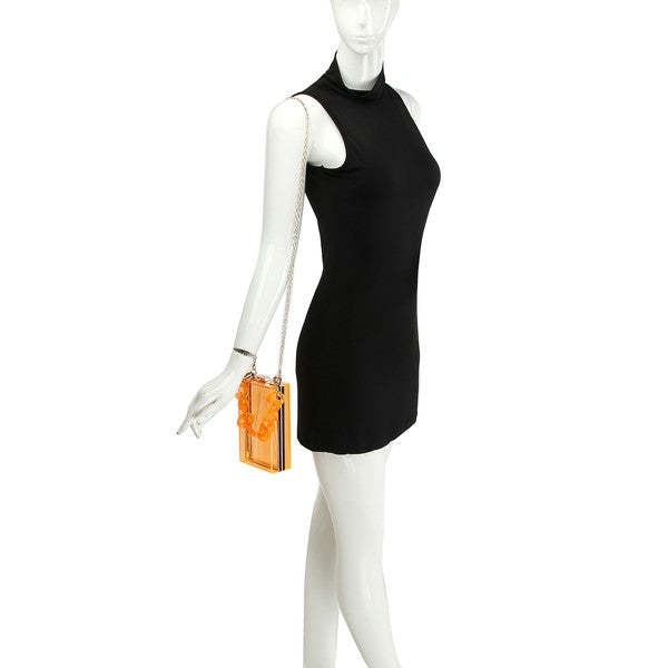 Acrylic Chain Crossbody Clutch (more colors)