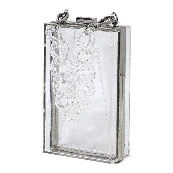 Acrylic Chain Crossbody Clutch (more colors)
