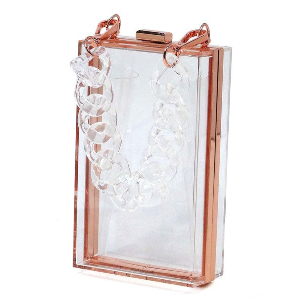 Acrylic Chain Crossbody Clutch (more colors)