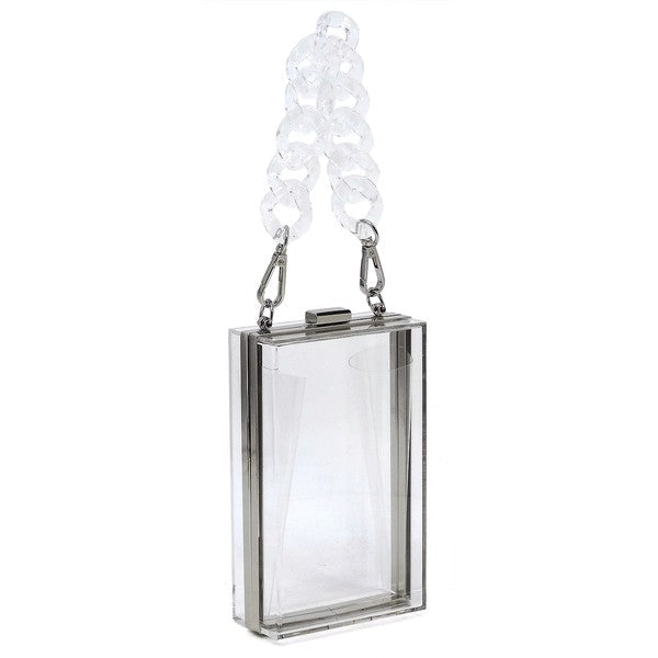 Acrylic Chain Crossbody Clutch (more colors)