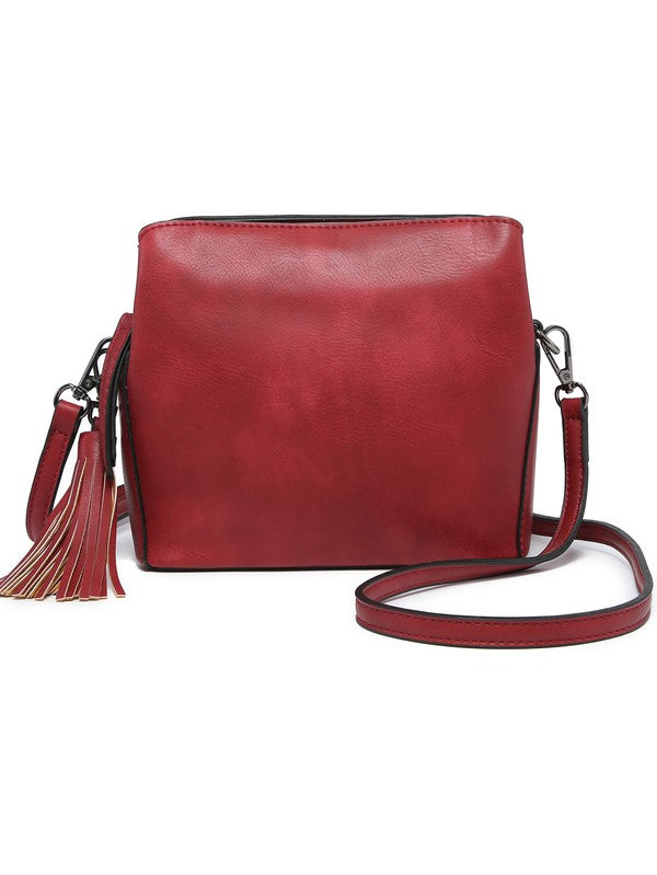 small crossbody bag triple multipockets (more colors)