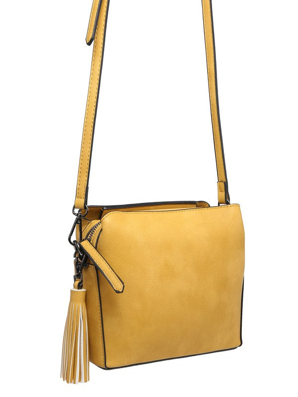 small crossbody bag triple multipockets (more colors)