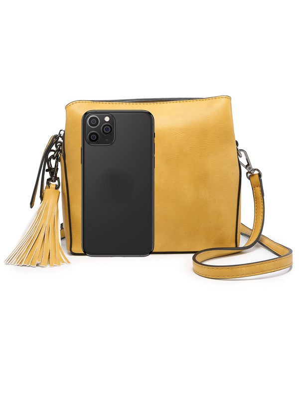 small crossbody bag triple multipockets (more colors)