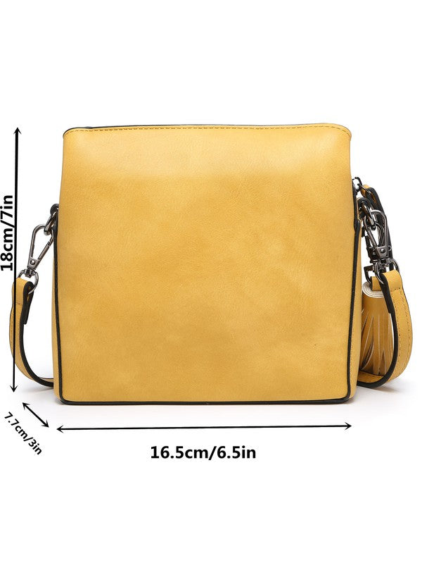 small crossbody bag triple multipockets (more colors)