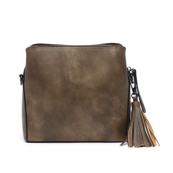 small crossbody bag triple multipockets (more colors)