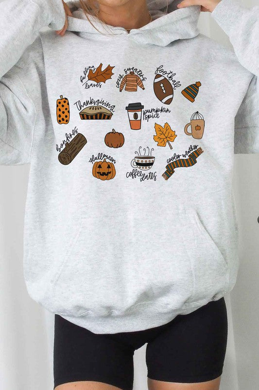 Fall thanksgiving hoodie plus size