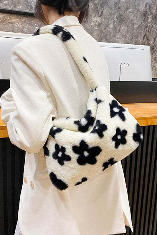 Daisy Faux Fur Shoulder Bag (more colors)